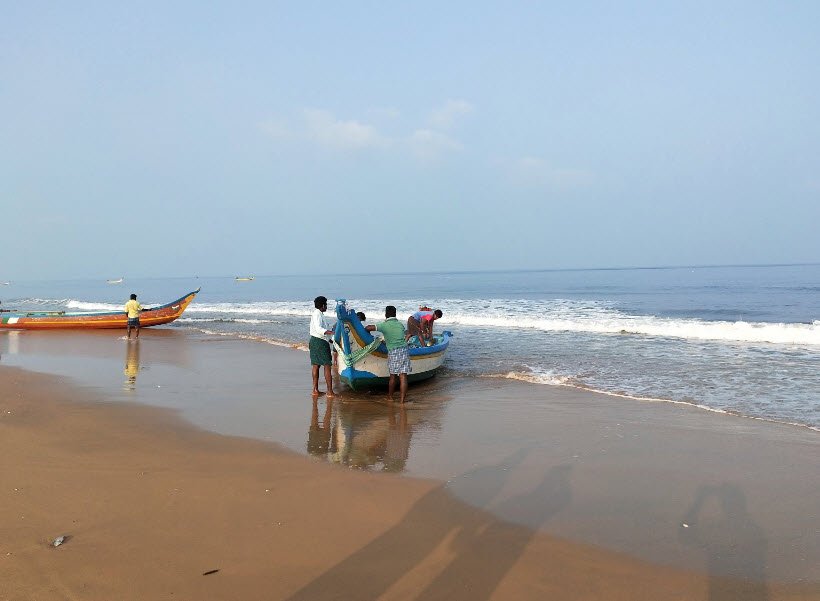 Pallipalem Public Beach, Andhra Pradesh, India
